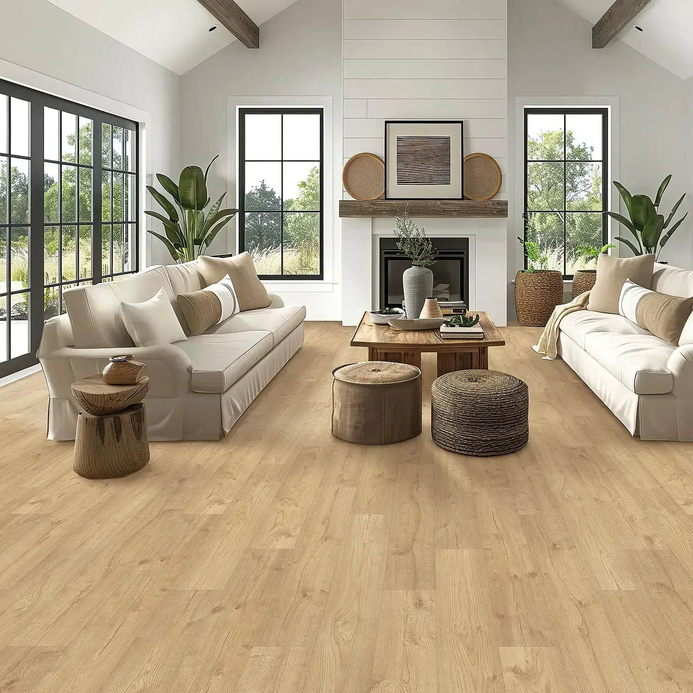 Beautiful flooring installation