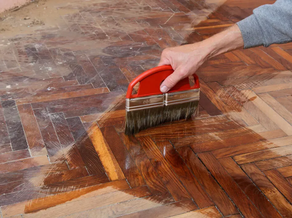 Restored hardwood floor