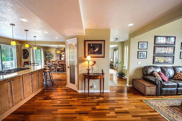 Beautiful flooring installation